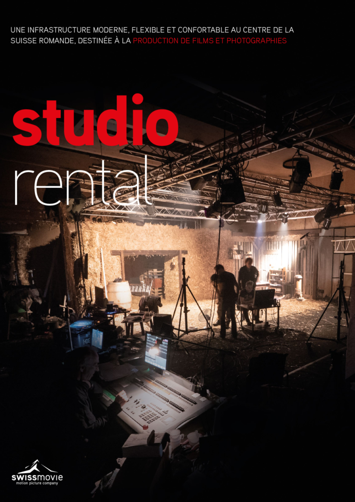 Studio photo et plateau de tournage disponibles à la location